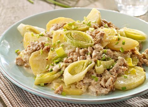 Schnelle  Kartoffel-Hackfleisch-Pfanne
