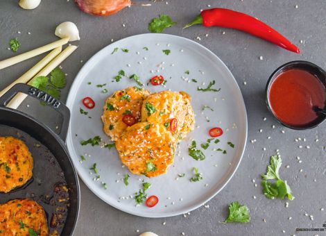 Asia-Lachs-Frikadellen