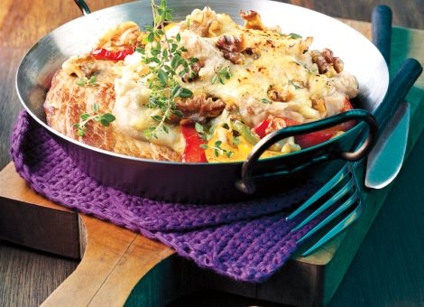 Überbackene Schnitzel