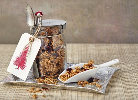 Weihnachtliches Knusper-Müsli