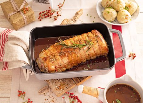 Leckerer Schweinebraten