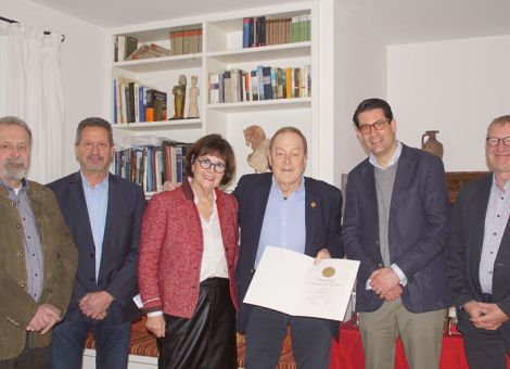 Goldene Ehrung für Dr. Ludwig von Heyl