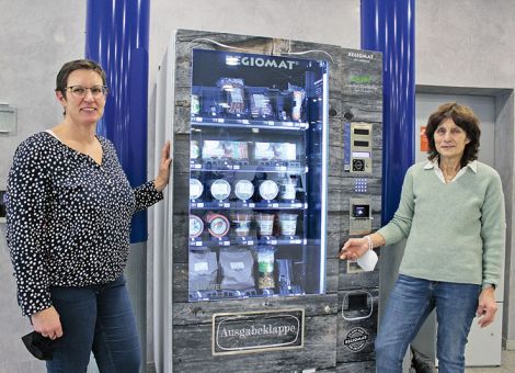 Regionale Produkte aus der Bankfiliale mitnehmen