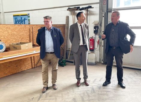 Staatssekretär Conz besucht Deula in Witzenhausen