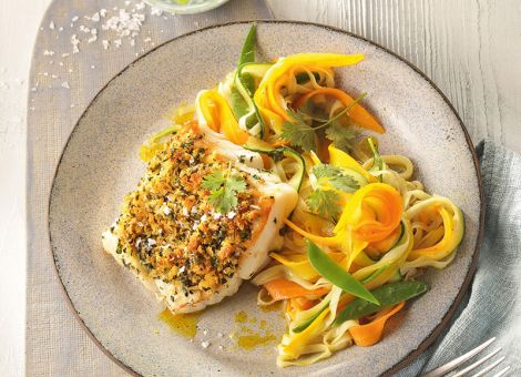 Fischfilet  mit Algenkruste