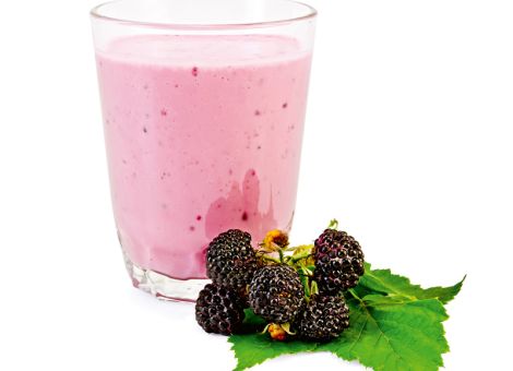 Erfrischender Brombeeren-Kefir-Mix