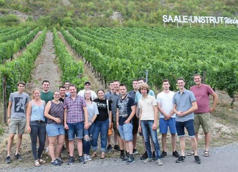 Landjugend erkundet Weinbaugebiet Saale-Unstrut
