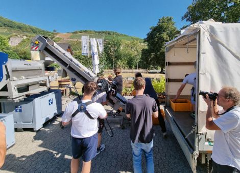 Großes Medienecho beim Start der Hauptweinlese 