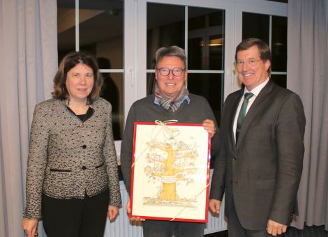Bezirksgeschäftsführer Lothar Ohliger verabschiedet