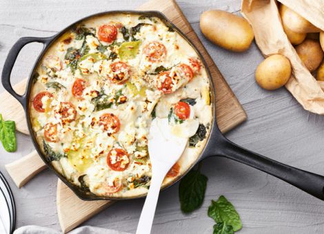 Cremiger Kartoffelauflauf