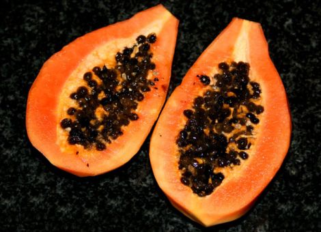 Zucchini-Papaya-Salat