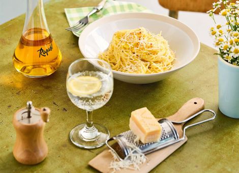 Schnelle Zitronenpasta