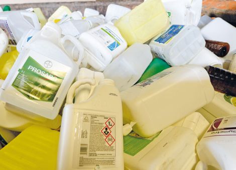 Entsorgung von Verpackungen für Pflanzenschutzmittel