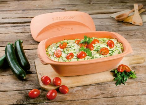 Zucchini-Auflauf  im Römertopf