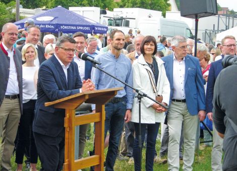 Tierschau am Prämienmarkt in Lauterbach