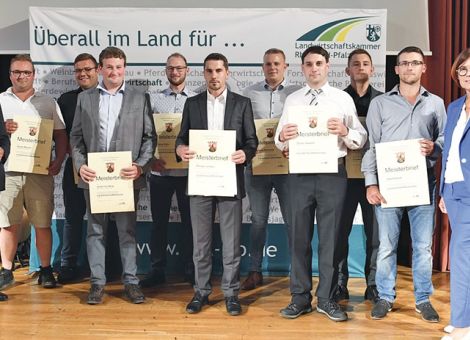Die Absolventen der Grünen Berufe haben es geschafft