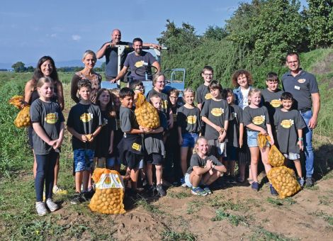 Landesweiter Erntestart bei „Kids an die Knolle“