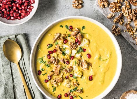 Blumenkohl-Curry-Suppe