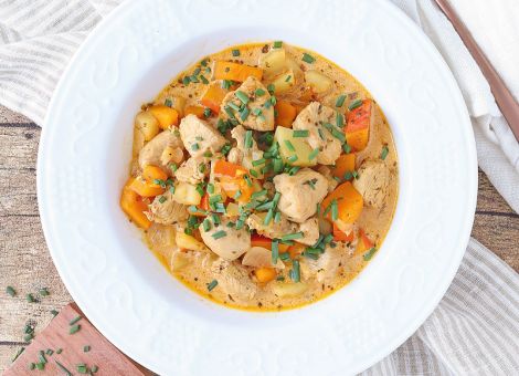 Puten-Kürbis-Eintopf