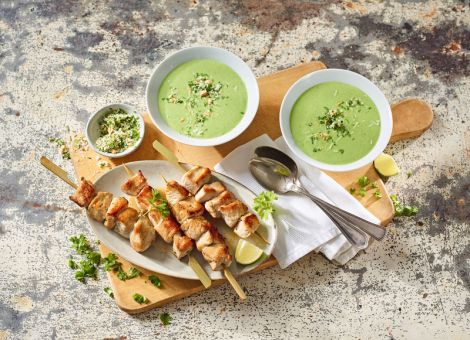 Lauch-Spinat-Kartoffelsuppe