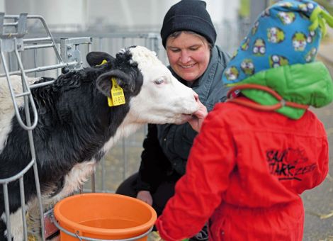 Kleinkindern zeigen, woher Lebensmittel kommen