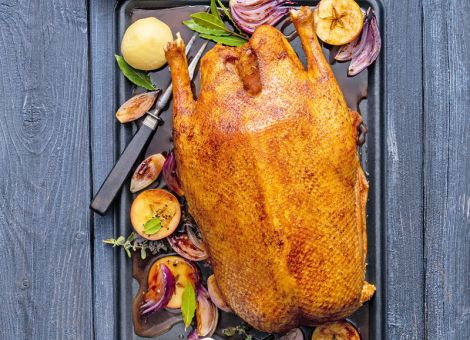 Gänsebraten nach  Urgroßmutters Art