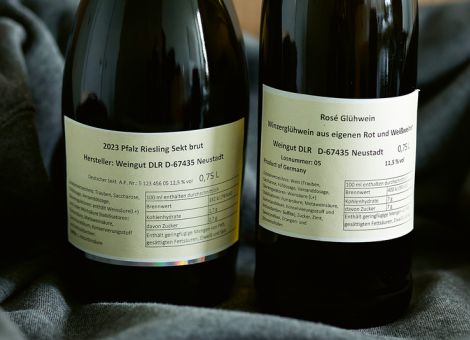 Wein etikettieren