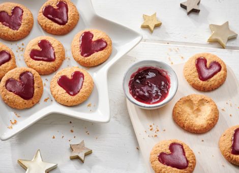 Linzer Plätzchen  ohne Ausstechen