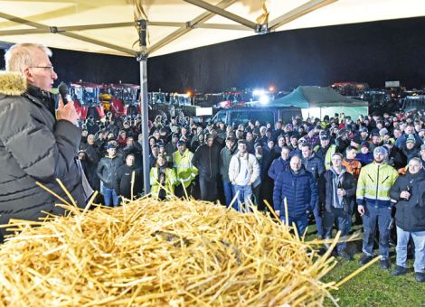 Bauern demonstrieren für ihre Zukunft