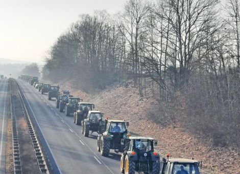 Eine Woche Bauernproteste in Hessen