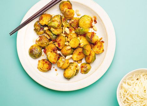 Spicy gerösteter Rosenkohl