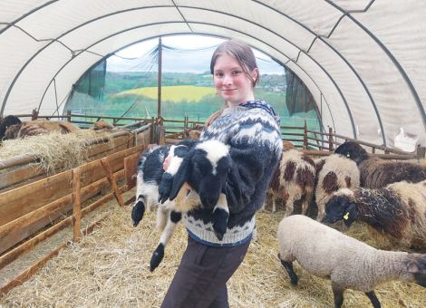 Landwirtschaftlichen Betrieb eigenständig aufgebaut