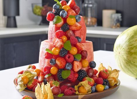 Melonentorte für Sommerfrische