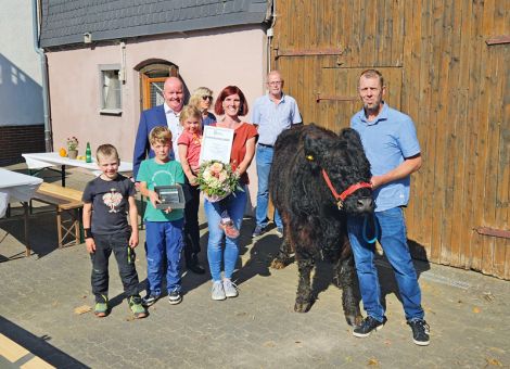Ehrenpreis des HBV für Galloway-Zuchtbetrieb