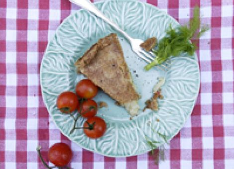 Gut gewürzte  Fencheltorte