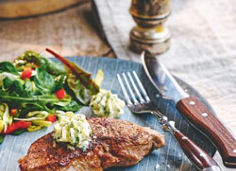 Kalbfleisch-Rucola-Salat