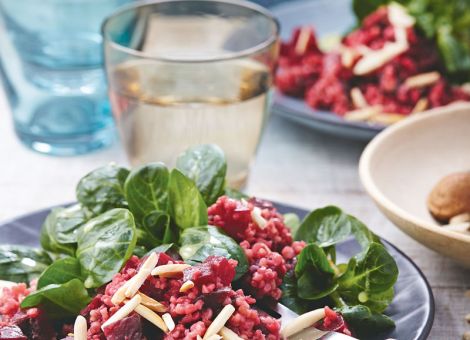 Rote-Bete-Salat mit Bulgur