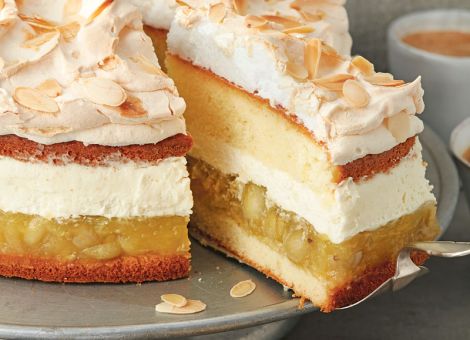 Stachelbeerkuchen mit Baiser