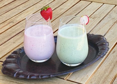 Herzhafter Milchshake