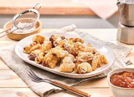 Kaiserschmarrn aus der Heißluftfritteuse
