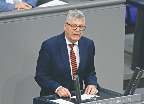 Haushaltspolitiker Haase und Vogt im Gespräch