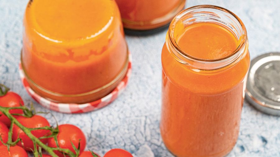 Tomaten-Ketchup ohne Zucker