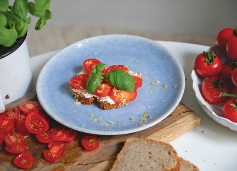 Zitroniges Tomatenbrot