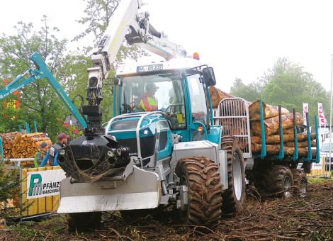 Forsttechnik präsentiert sich auf hohem technischen Stand