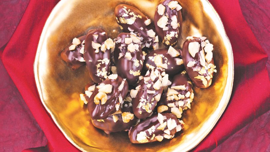 Walnuss-Dattel-Pralinen