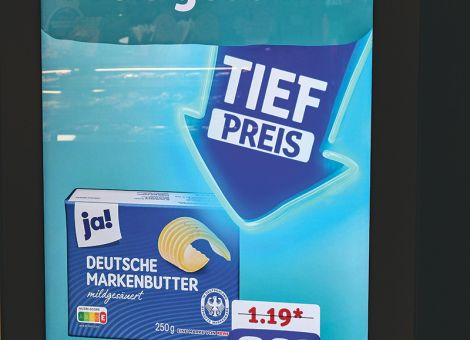 Empörung über Billigbutter im LEH