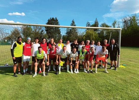 Die Deutsche Weinelf ist im Trainingslager fit