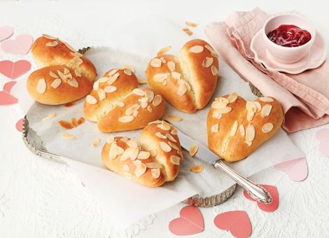 Herzbrötchen zum Muttertag