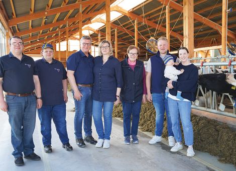 Emissionsarmer Milchviehstall in Neuhof