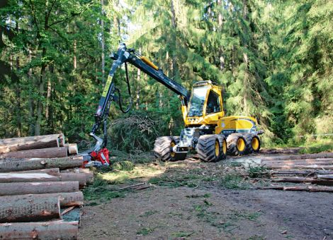 Verkaufszahlen bei Forstmaschinen sinken leicht